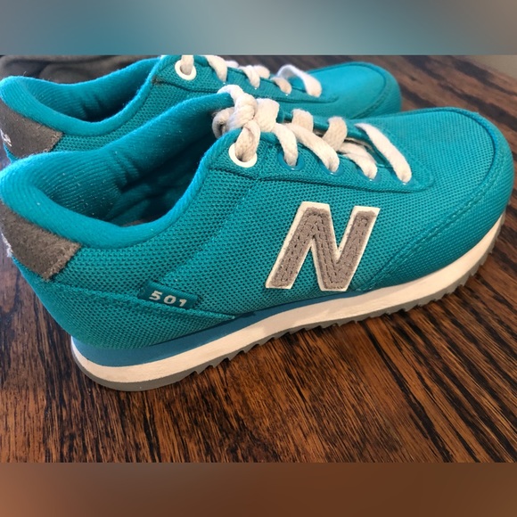 New Balance Other - New Balance 501 Kids Teal  Sneakers Size 10.5